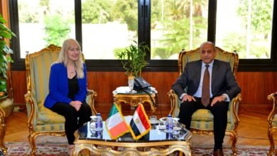 وزير الطيران المدني يلتقي سفيرة أيرلندا بالقاهرة