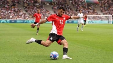 أحمد سيد زيزو بقميص منتخب مصر الأوليمبي