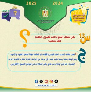 تنسيق القبول بالجامعات 