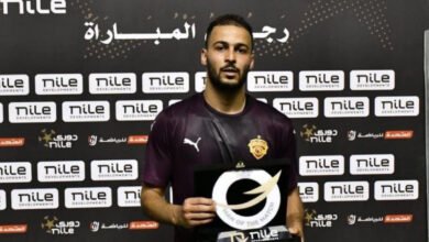 أحمد رمضان بيكهام لاعب فريق سيراميكا