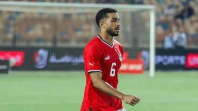 محمد عبدالمنعم لاعب منتخب مصر