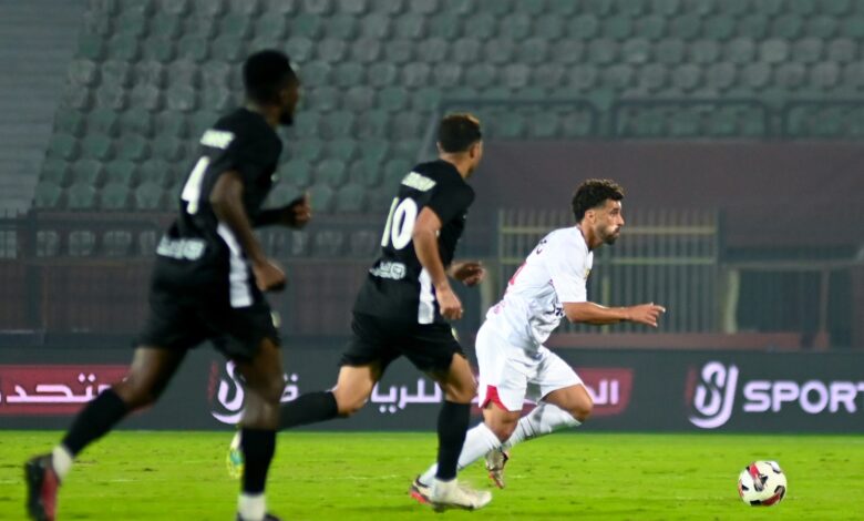 مباراة الزمالك و البنك الاهلي بالجولةالاولى