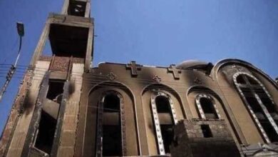 حريق كنيسة
