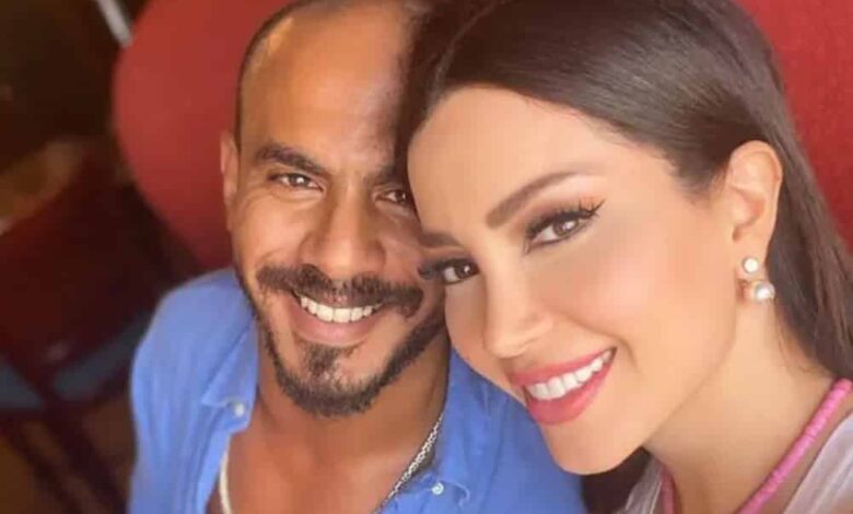 نسرين طافش وزوجها