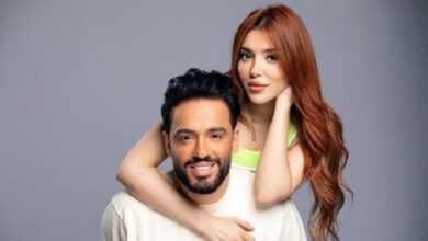 رامي جمال وزوجته ناريمان