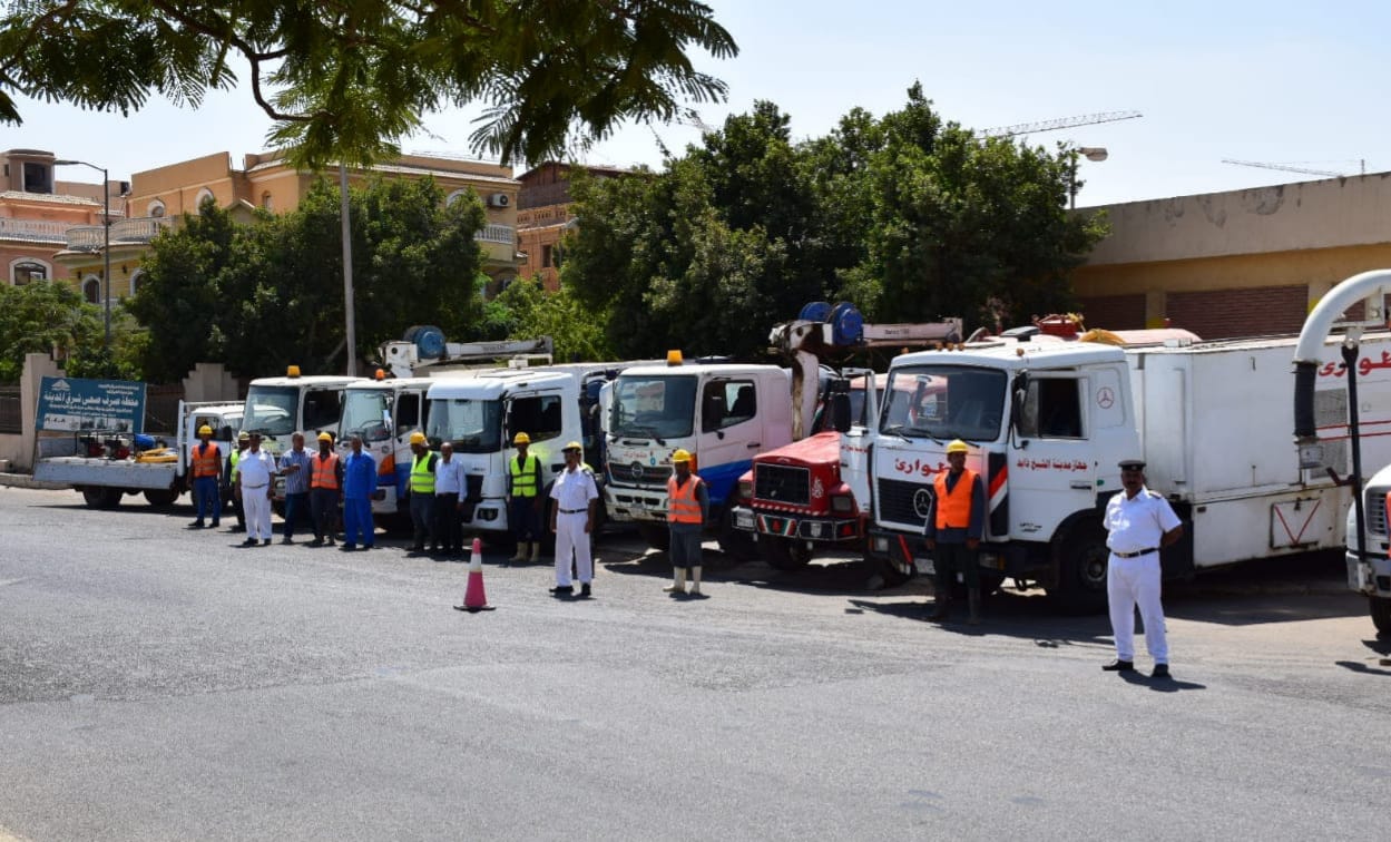 أجهزة مدن الشروق والعاشر والشيخ زايد وحدائق أكتوبر تستعد  لموسم الشتاء