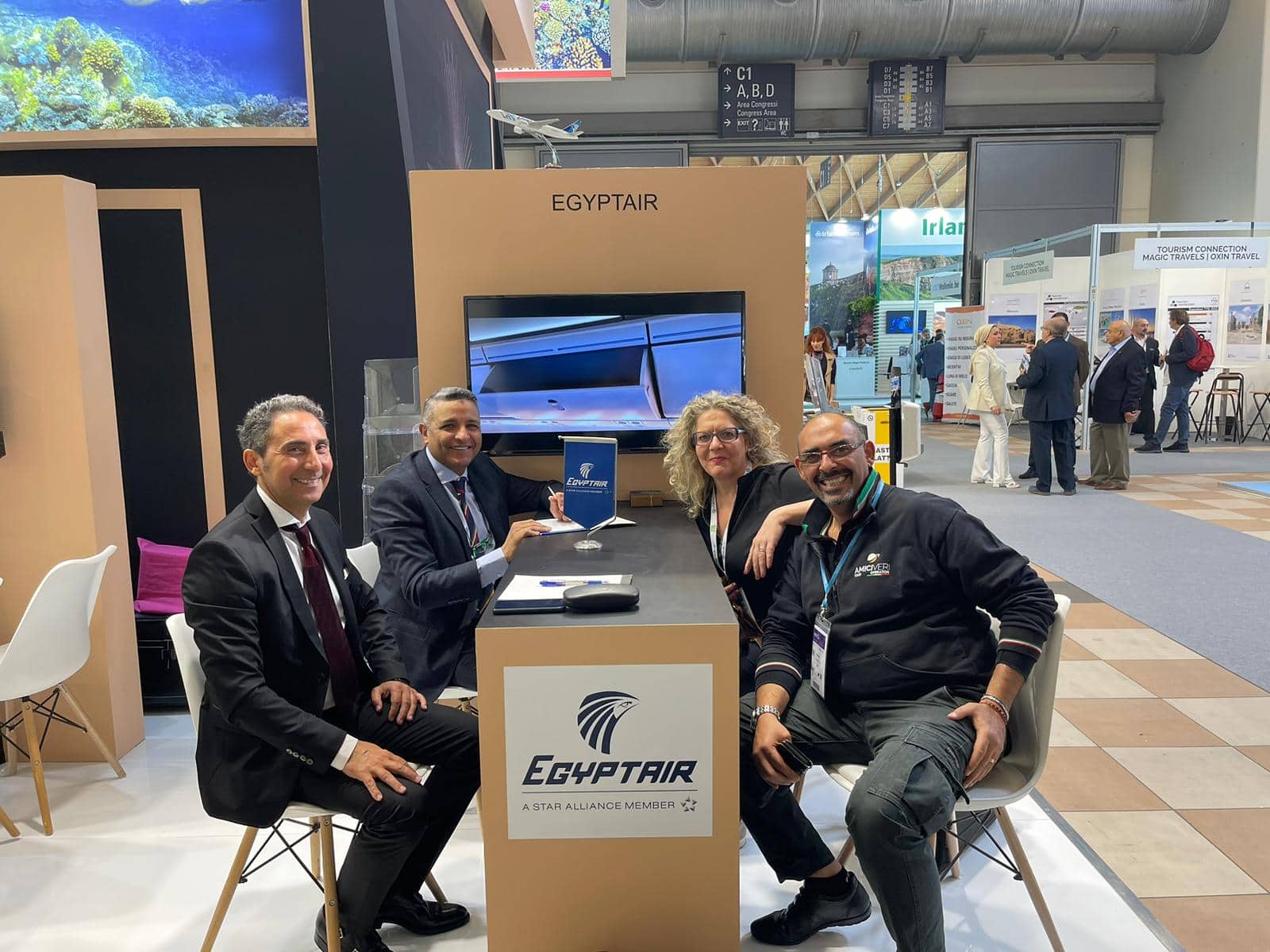 مصر للطيران تشارك في معرض  TTG travel experience  بإيطاليا