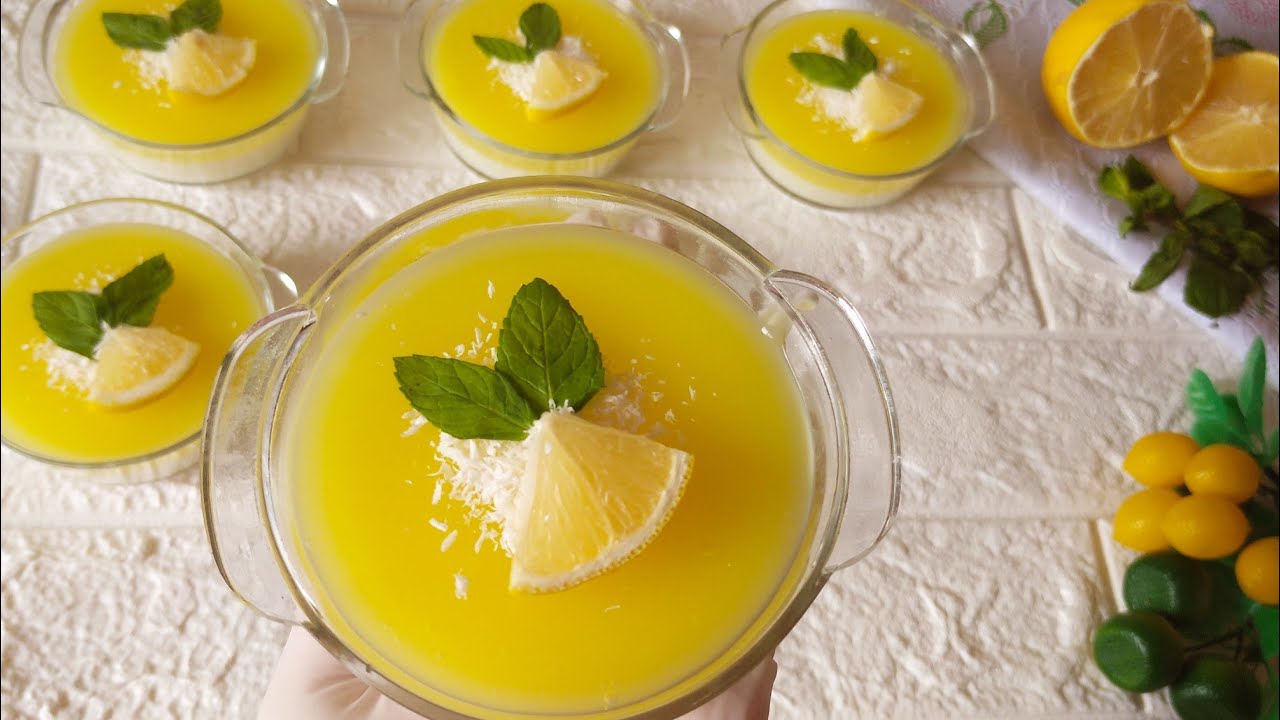 قدمى للأطفالك مهلبية الليمون كتحلية غير مكلفة