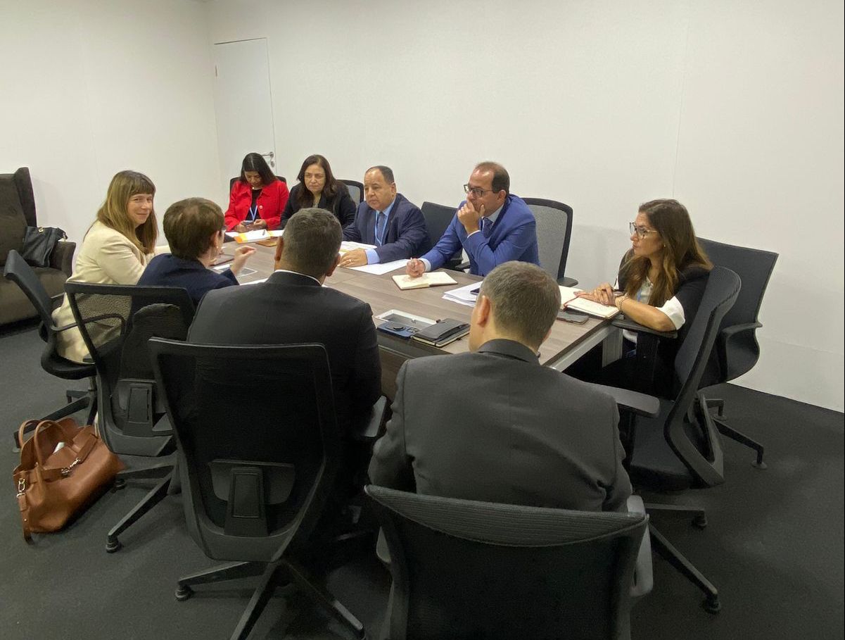 وزير المالية فى لقائه مع رئيسة البنك الأوروبي ١٠ مليارات دولار استثمارات في الطاقة النظيفة