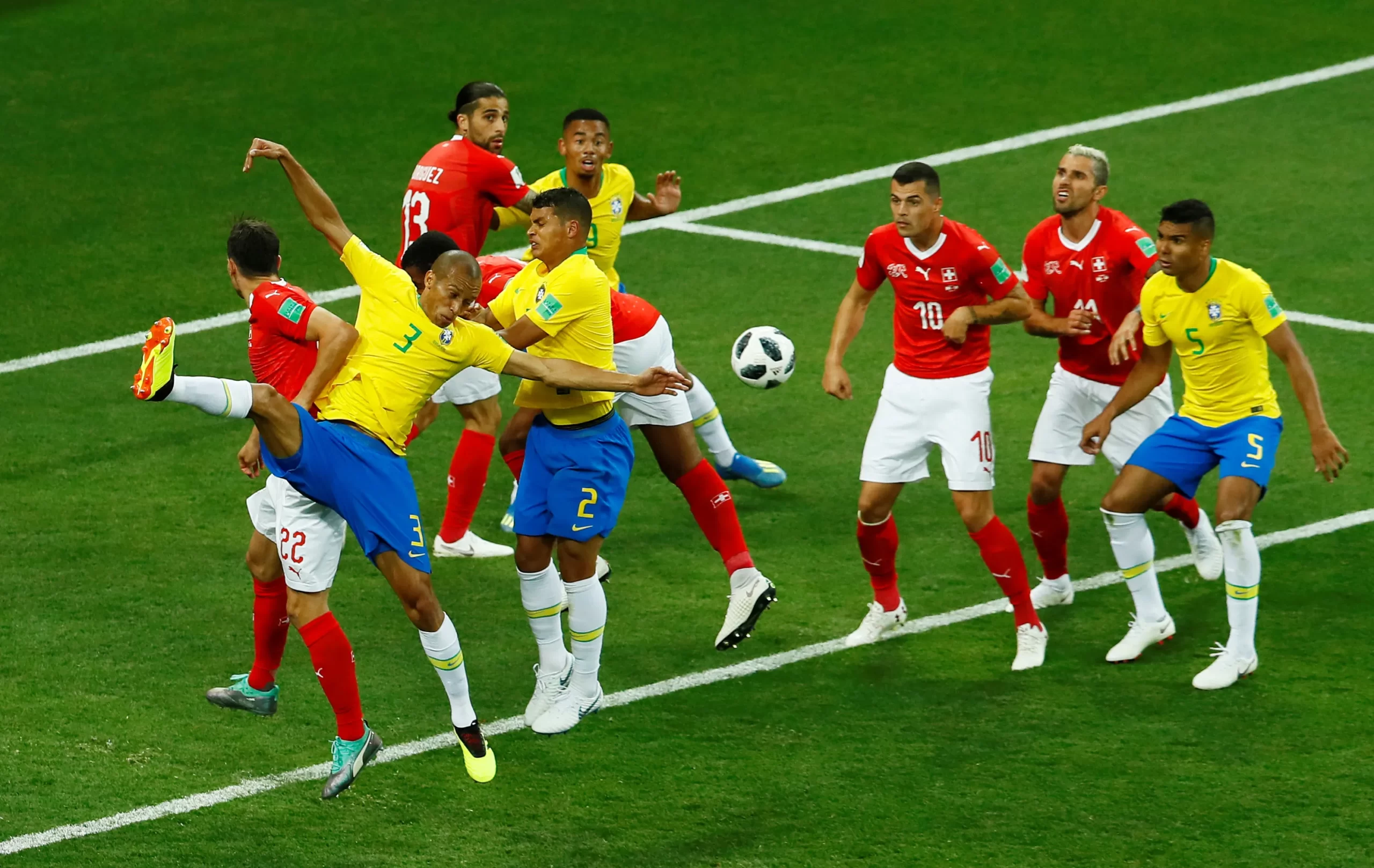 بث مباشر لمباراة البرازيل وسويسرا في كأس العالم