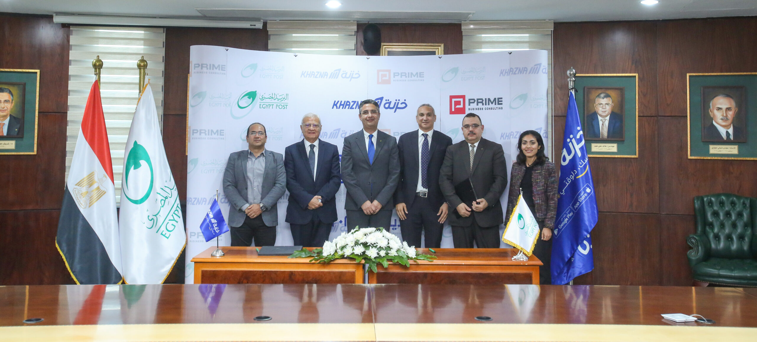 البريد المصري يوقع بروتوكول تعاون مع “خزنة” لتقديم خدمات مالية لأصحاب المعاشات