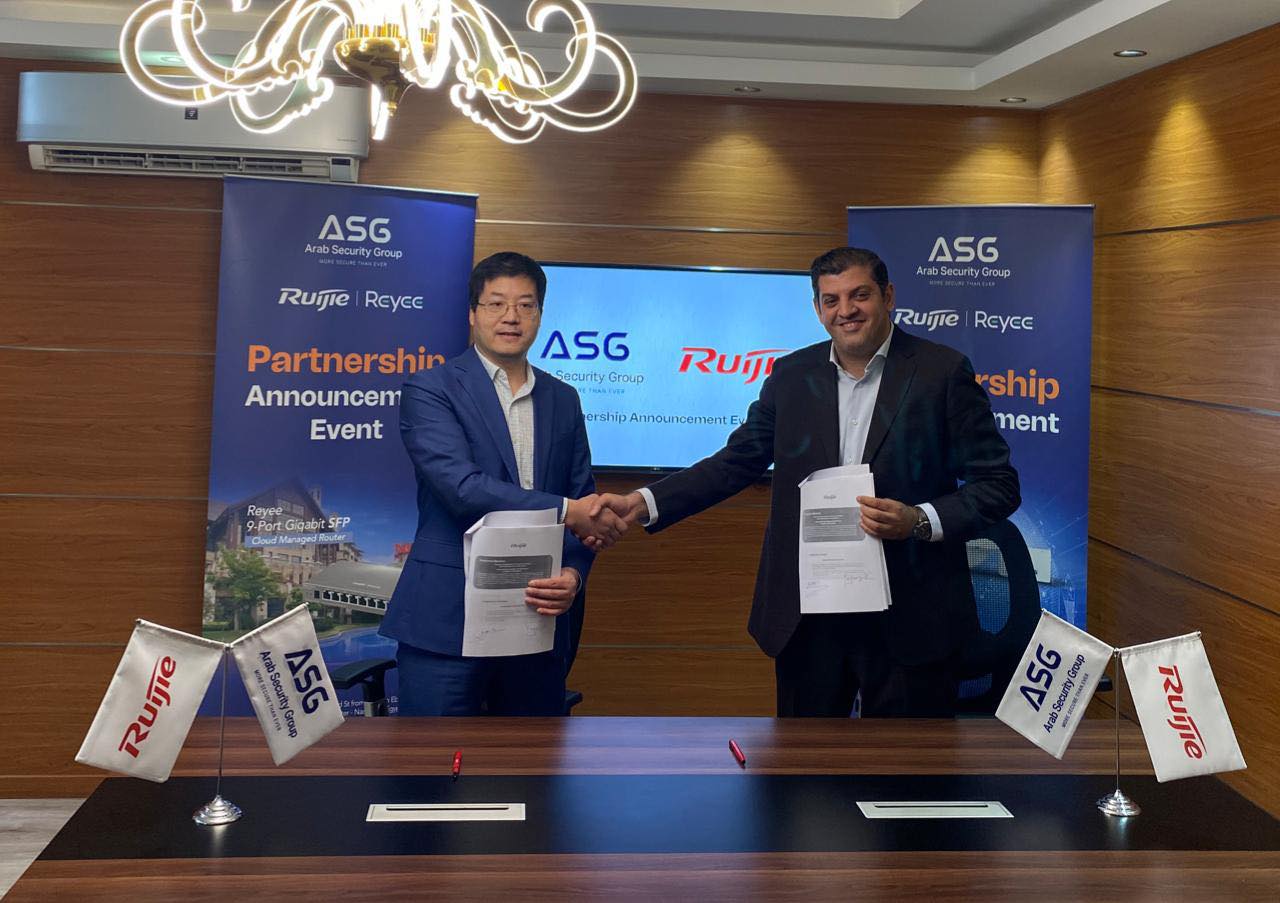 شراكة بين ASG المصرية وRuijie Networks المتخصصه في مجال الشبكات والاتصالات