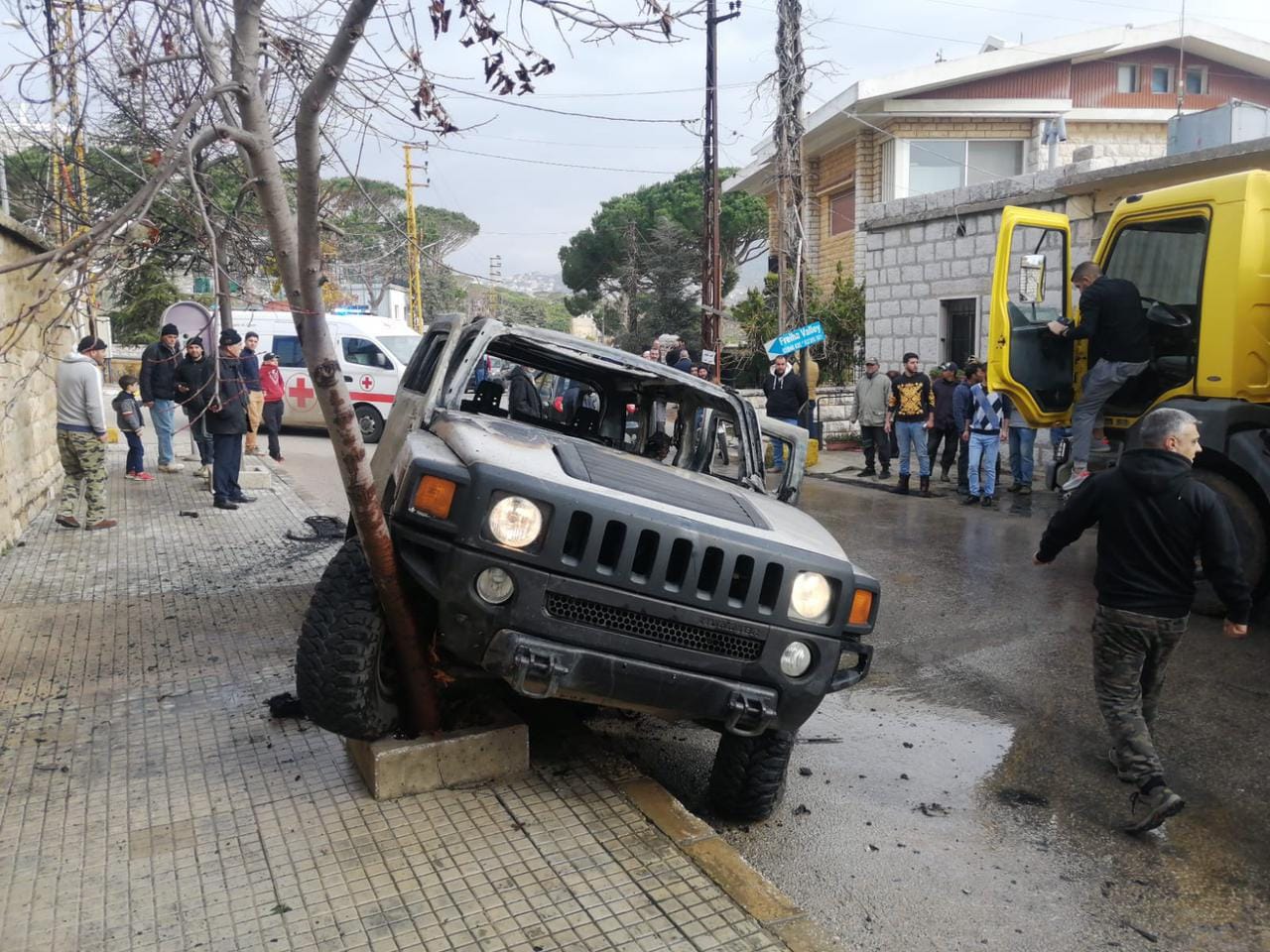 وفاة سيدة لبنانية داخل سيارتها بسبب إنفجار قارورة غاز