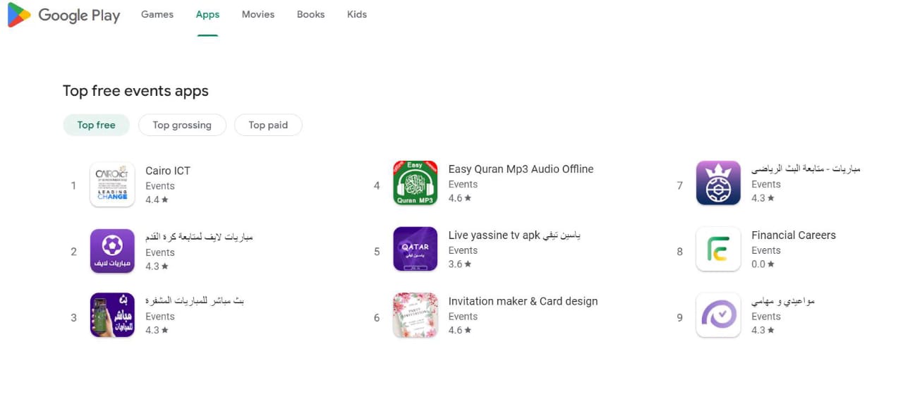 تطبيق معرض”CairoICT” يحتل المرتبة الأولى على “google play” و”IOS”