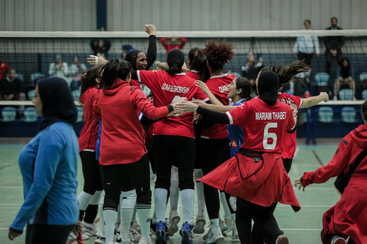 الأهلي يفوز على  الزمالك  بدوري سيدات الكرة الطائرة