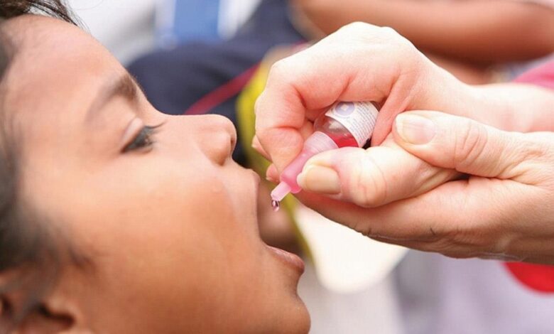 حملة التطعيم ضد شلل الأطفال