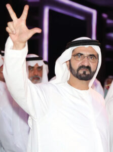 محمد بن راشد آل مكتوم  يهنئ المغرب على التأهل لربع نهائي المونديال