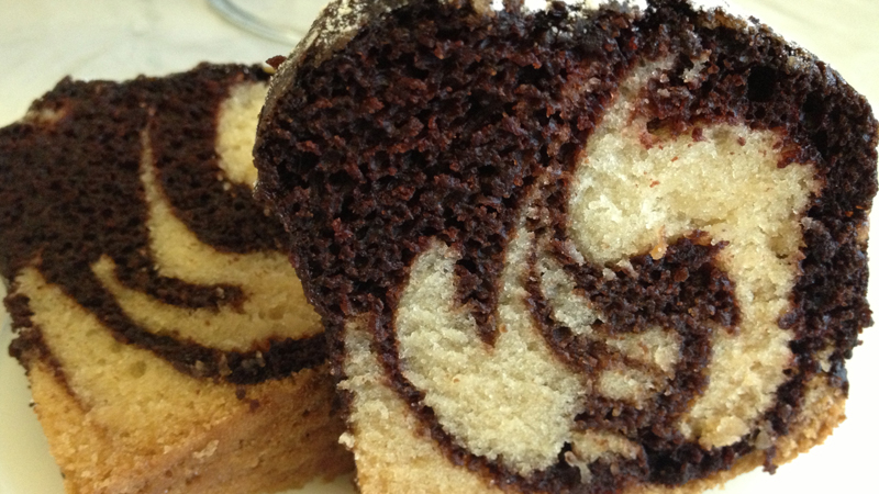 الماربل كيك بمذاق لا يقاوم وشكل مشهى