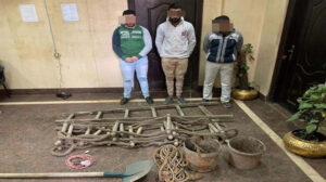 القبض علي  3 أشخاص لتنقيبهم عن الآثار داخل مخزن بالجمالية