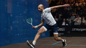 مروان الشوربجي يصعد لنصف نهائي بطولة جي بي مورجان للإسكواش