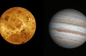 في مشهد فلكي بديع.. القمر يقترن بالمشترى مساء اليوم