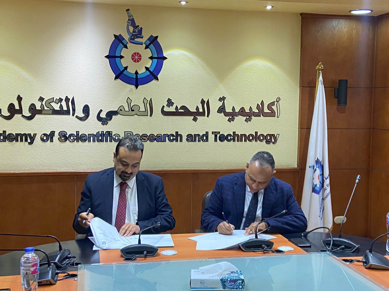 اتفاق تعاون بين أكاديمية البحث العلمي والمجلس الأعلى للمستشفيات الجامعية  لمجابهة الأمراض المنقولة عن طريق الدم