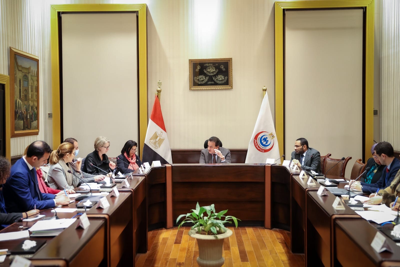 عبدالغفار يبحث تعزيز التعاون في دعم القطاع الصحي مع ممثلي منظمة الصحة العالمية