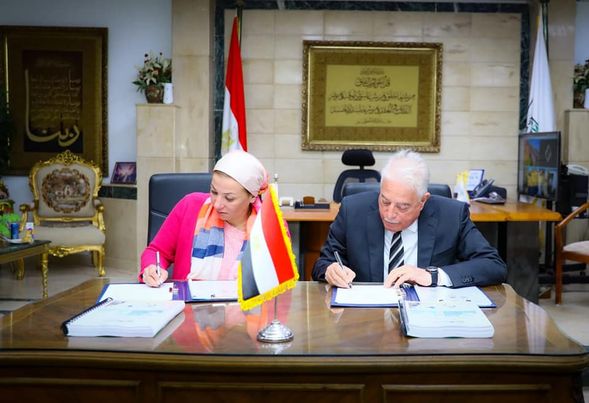 وزيرة البيئة ومحافظ جنوب سيناء