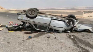 مصرع وإصابة 8 أشخاص في انقلاب سيارة  ملاكي ببني سويف