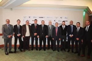 المصرية للمطارات و كوندور يحتفلان بإطلاق خط مباشر جديد بين فرانكفورت و مطار سفنكس الدولي