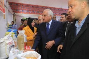 افتتاح ٣ معارض اهلا رمضان بجنوب الجيزة والبدرشين والعياط