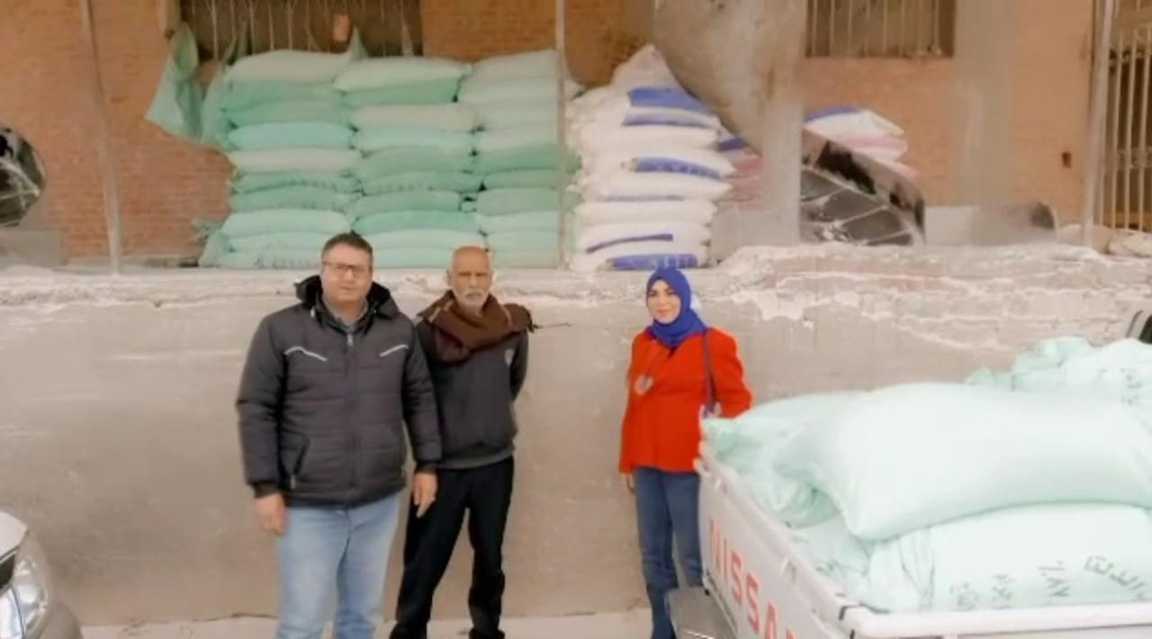 ضبط ١٨ طن دقيق مدعم وأسمدة زراعية بمناخل ومخازن مخالفة بمنشاة القناطر