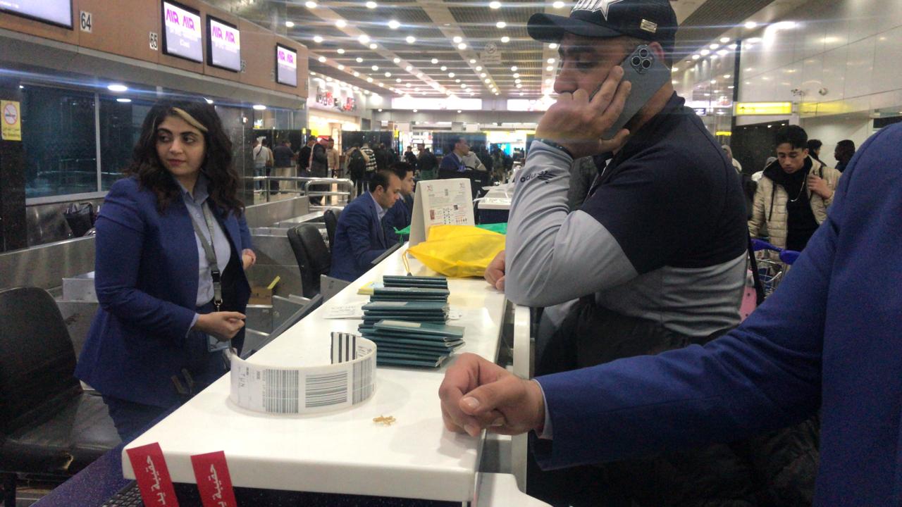 بعثة نادي الزمالك تغادر مطار القاهرة الدولى متجهة إلى تونس