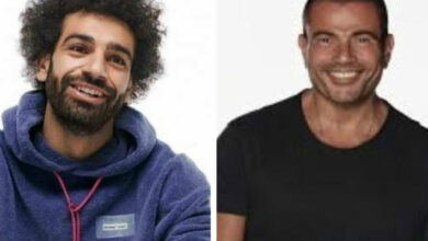 عمرو دياب ومحمد صلاح