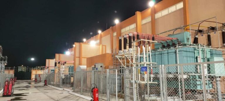 محطة محولات كهرباء العبور