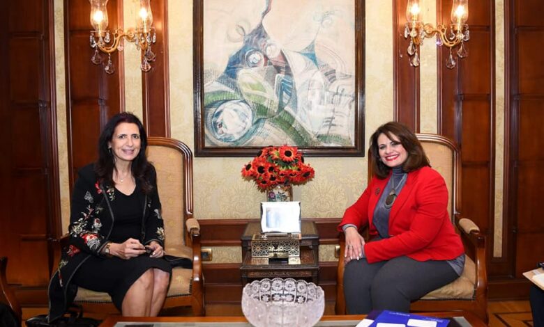 سها جندي وزيرة الدولة للهجرة