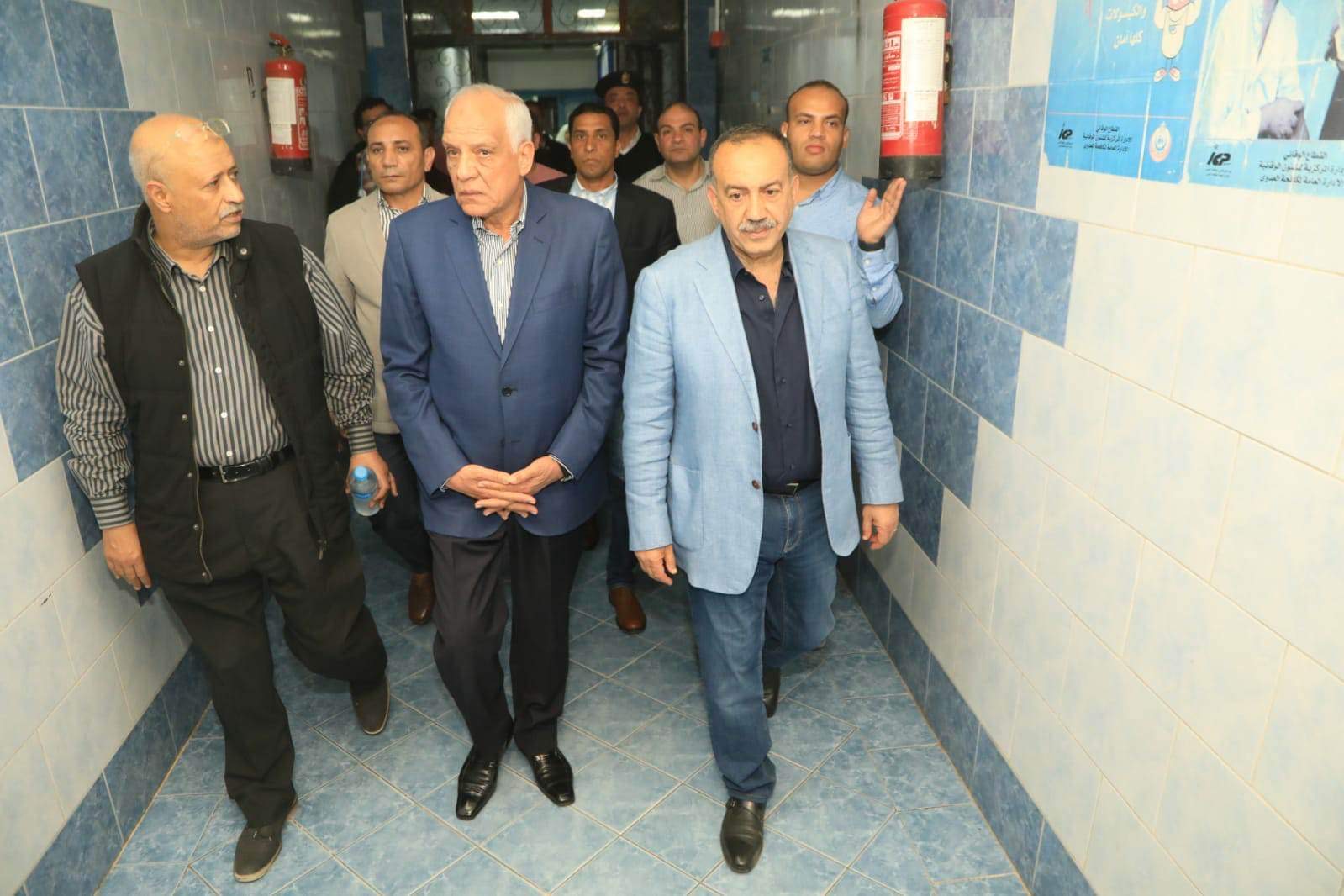 محافظ الجيزة يزور مصابي انفجار كرداسة