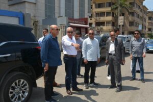 محافظ الجيزة يتابع مشروعات الرصف والتطوير وحاله النظافه بالعجوزة