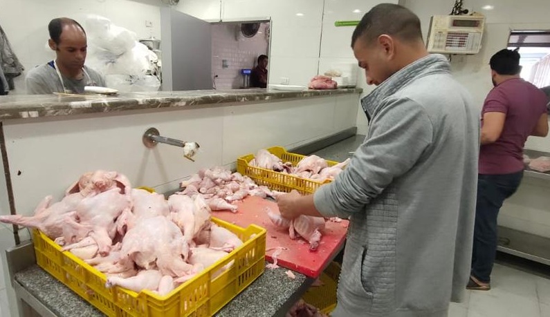 ضبط ٢.٥ طن لحوم ودواجن واسماك مملحه فاسدة بالجيزة