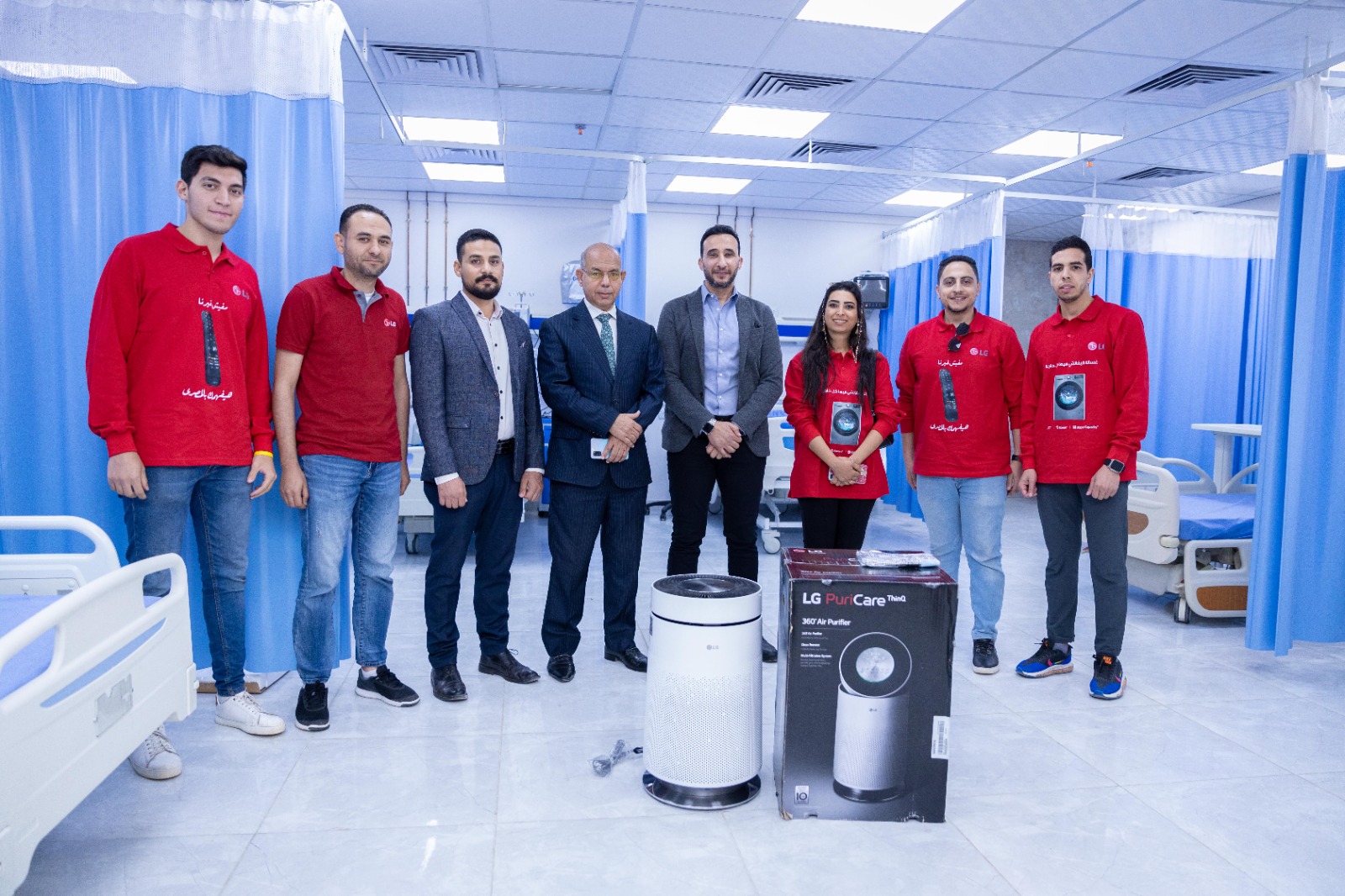 إل جي مصر تتبرع بأحدث أجهزتها لتنقية الهواء “PuriCare360” إلى مراكز الرعاية الصحية بالفيوم
