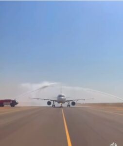 مطار برج العرب الدولي يستقبل أولى رحلات شركة أويا الليبية