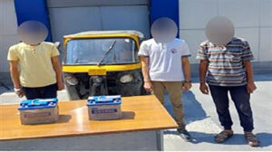 ضبط تشكيل عصابى يقوم بسرقة بطاريات السيارات بمنطقة الساحل