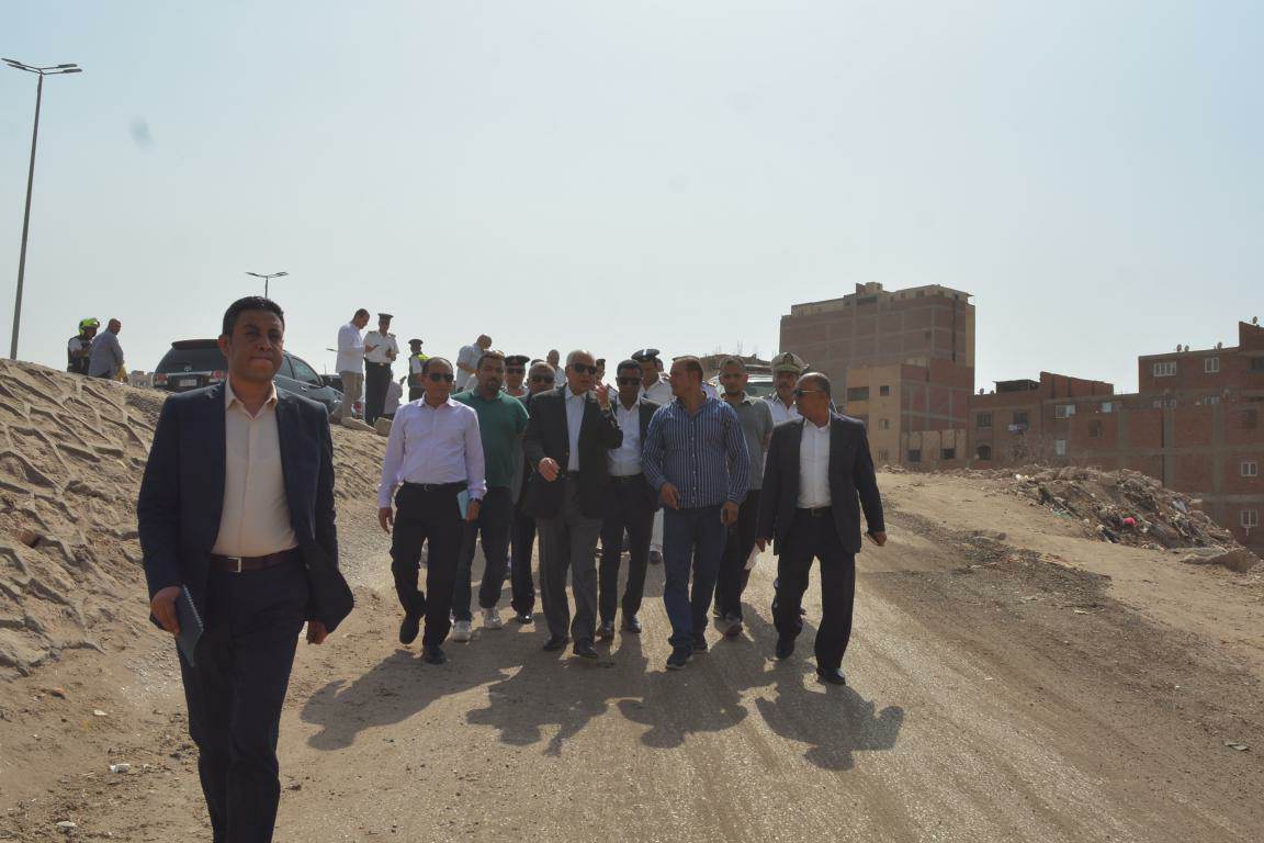 متابعة أعمال تاهيل مطالع ومنازل الطريق الدائري