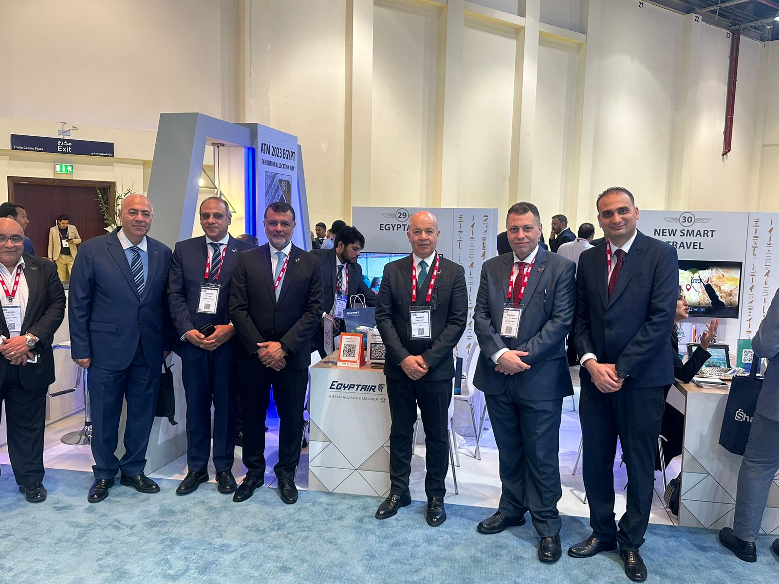 مصر للطيران  تشارك  فى معرض سوق السفر العربى ATM  والمقام بمدينة دبى تحت شعار ” العمل نحو بيئة نظيفة”