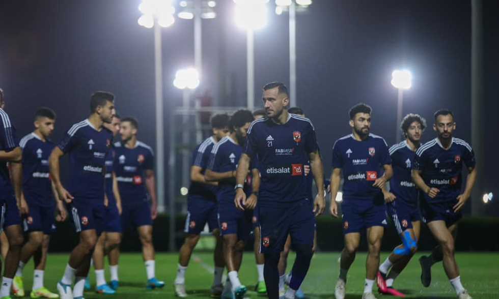 الأهلي يتدرب على ركلات الجزاء استعدادا للسوبر