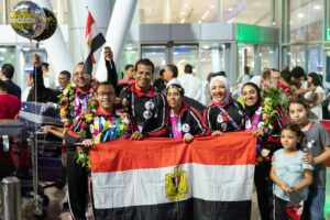 استقبال حافل من المصرية للاتصالات WE لأبطال بعثة الأولمبياد الخاص المصري