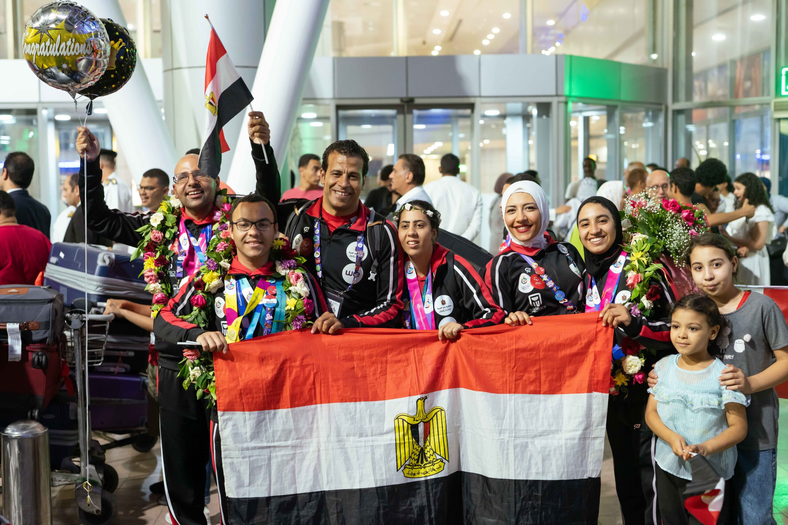 استقبال حافل من المصرية للاتصالات WE لأبطال بعثة الأولمبياد الخاص المصري