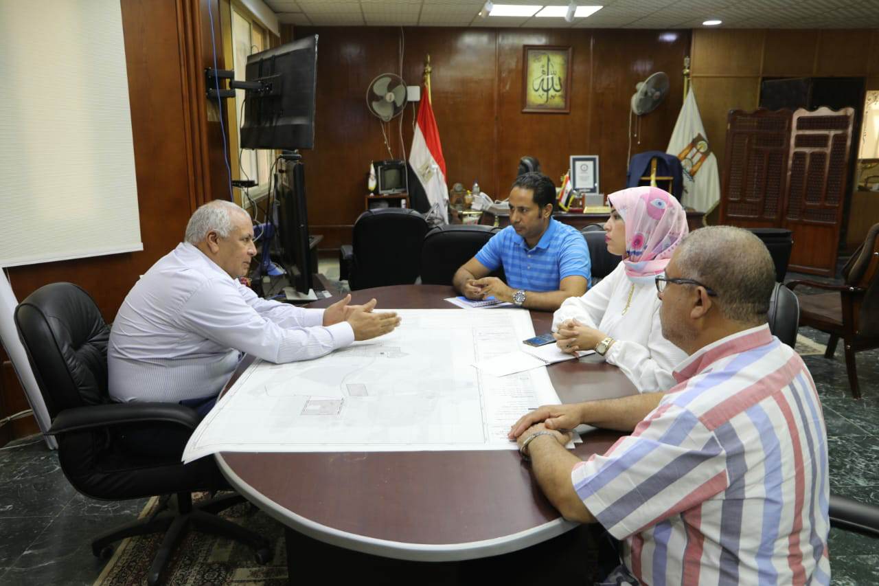 التقاء فريق عمل أكاديمية البحث العلمى ومحافظ الوادي الجديدومنظمة الفاو