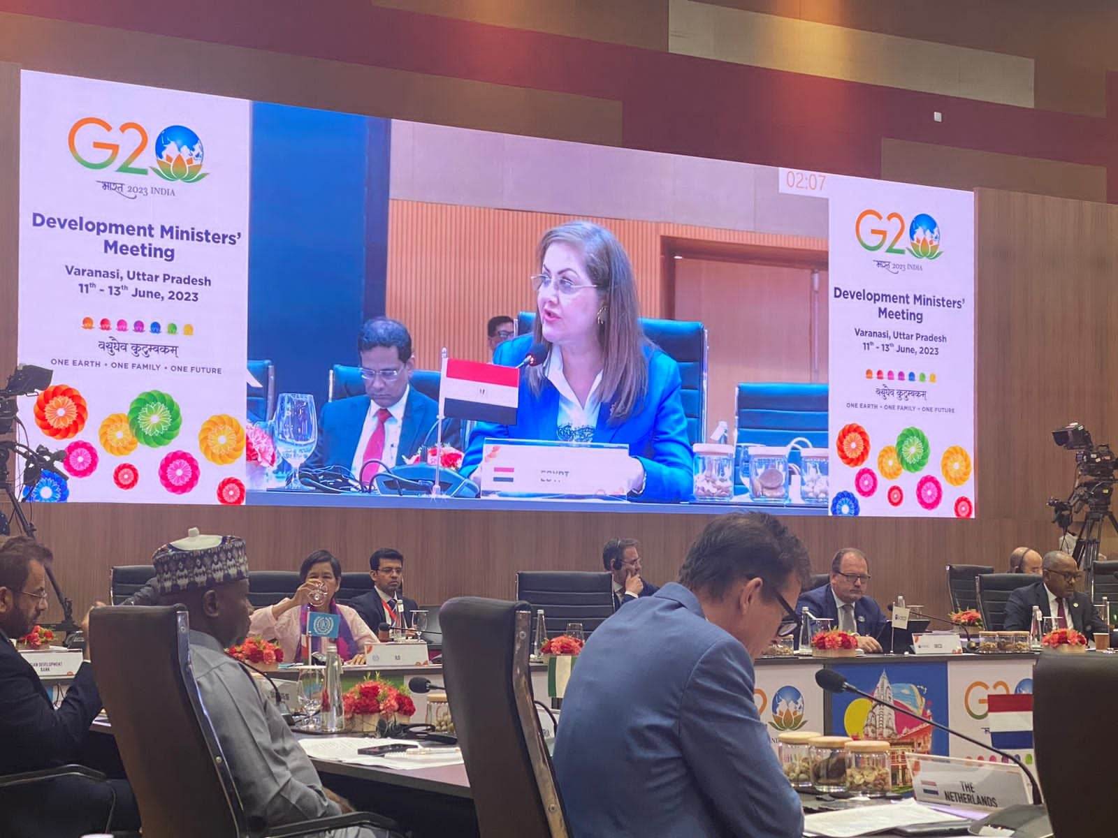 وزيرة التخطيط: تبحث خلال مشاركتها في مؤتمر اممي يالهند  إجراءات  لتسريع التقدم نحو أهداف التنمية المستدامة”