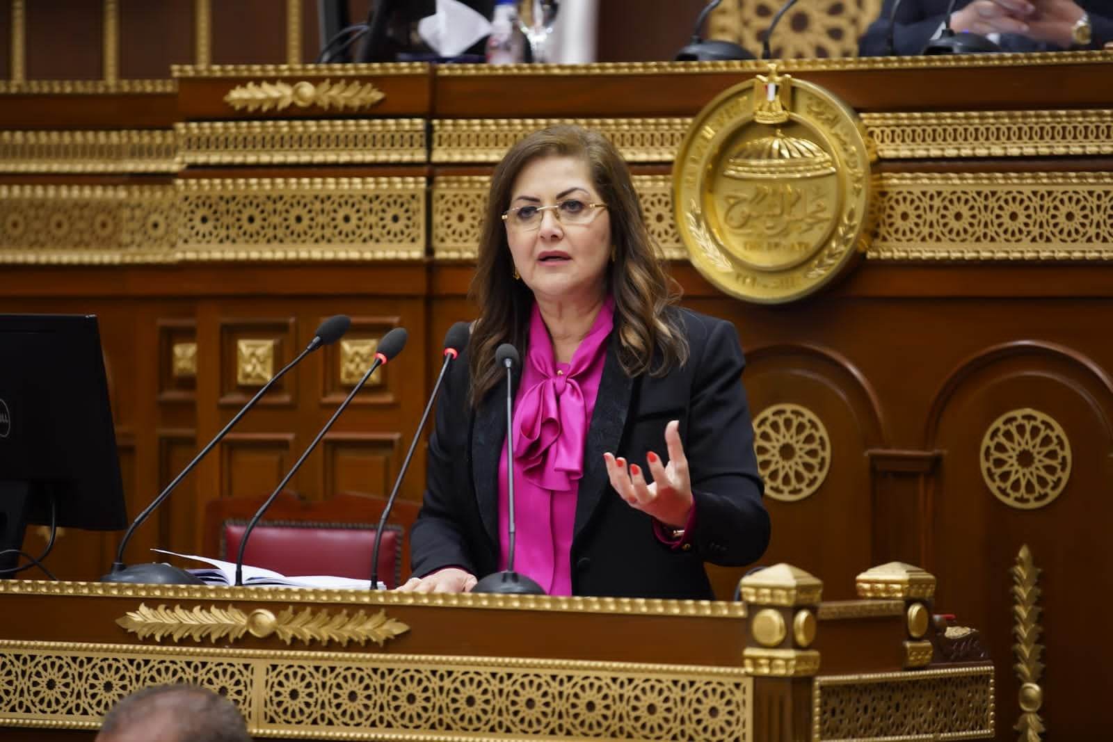  وزيرة التخطيط مجلس الشيوخ يوافق على مشروع الخطة للعام المالي الجديد